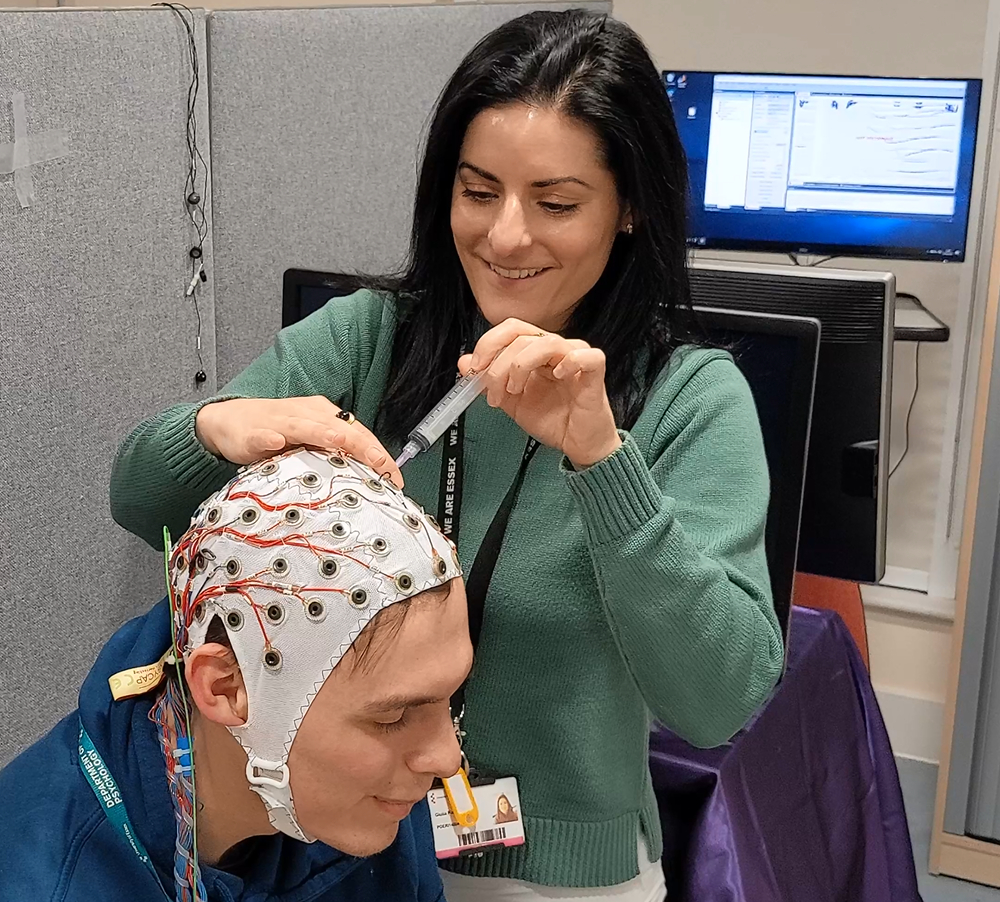 Dr Giulia Poerio carries out her research