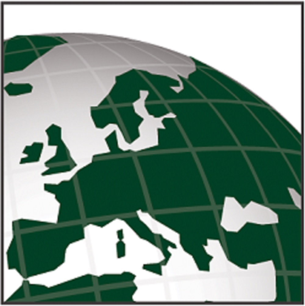 image of a globe section showing UK and europe and asia