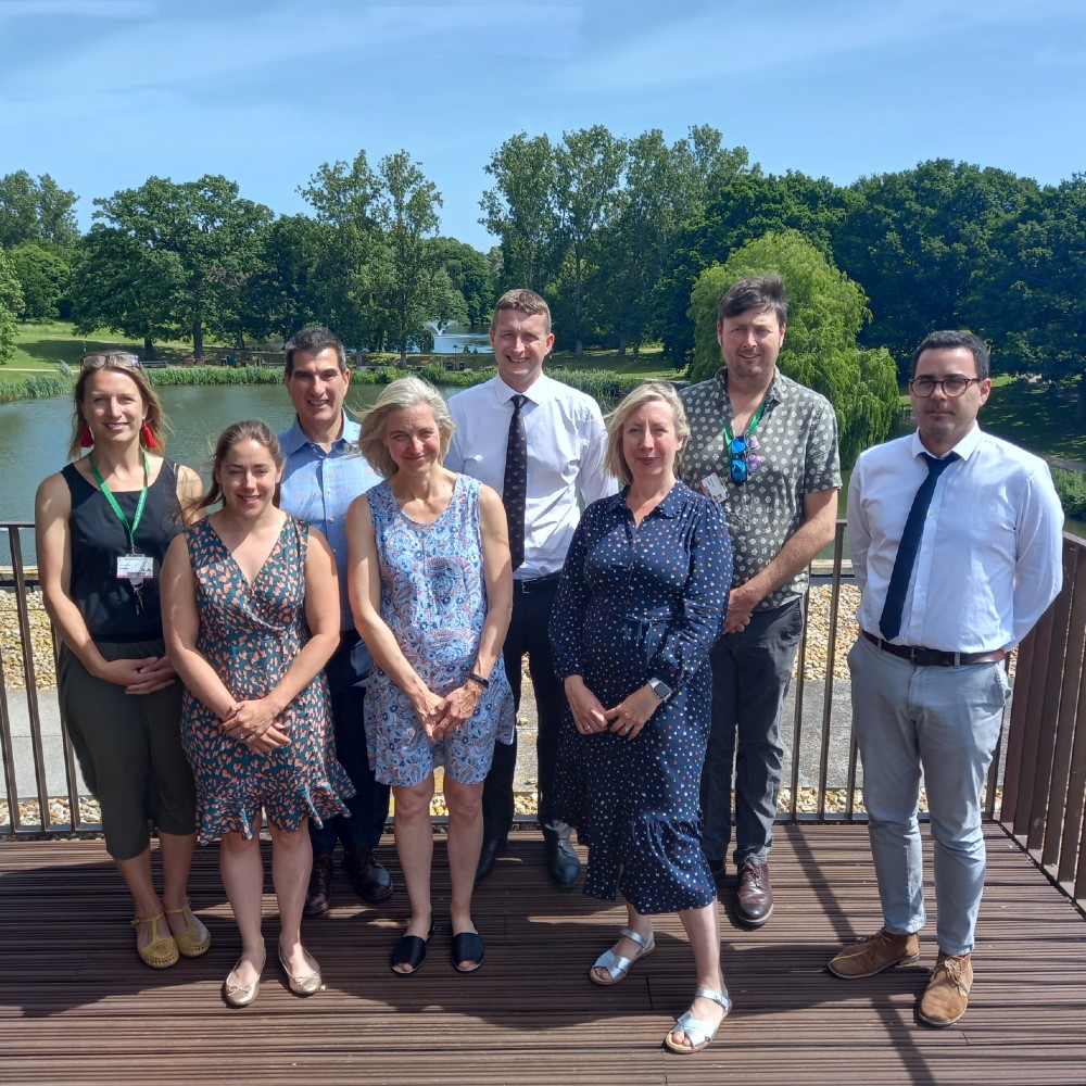 Representatives from CEFAS and the University of Essex at the Colchester Campus