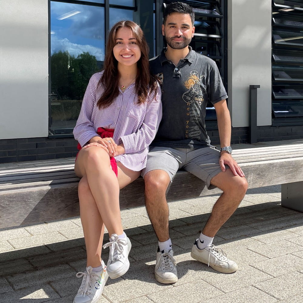 Camila Fernanda Valenzuela Arriagada and, her husband, Sebastian Flores