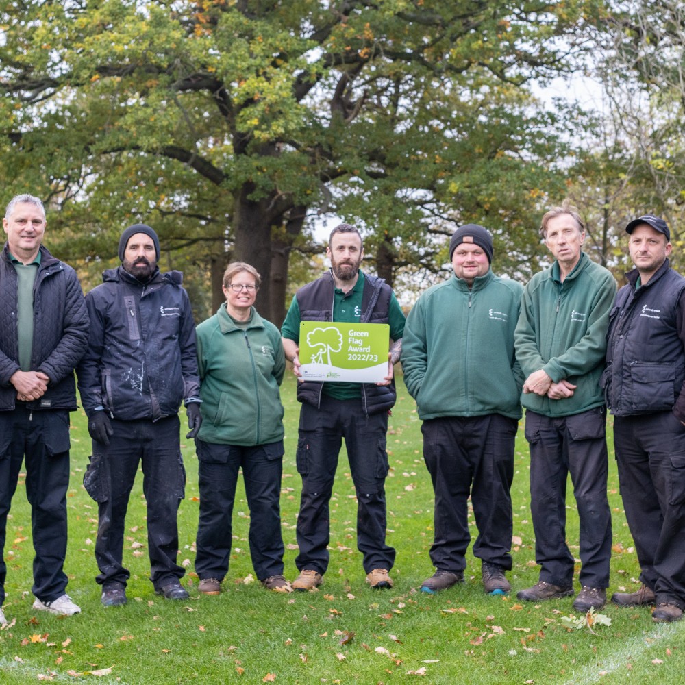 The Green Flag winning team
