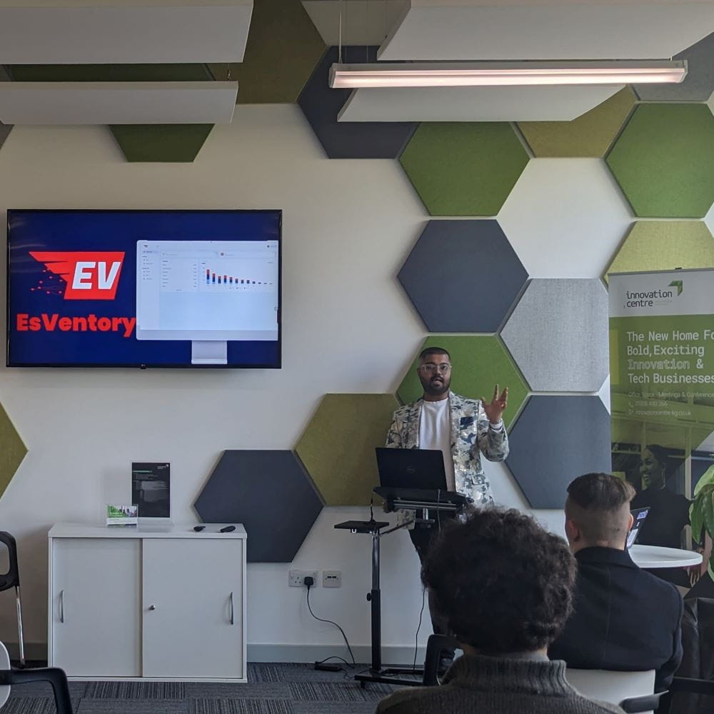 Somdip Dey launching new food waste app at the University