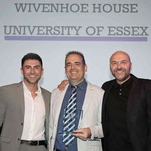 Left to right: Michael Duffey of The Social Hub, Adrian Martin of Edge Hotel School, and Simon Rimmer of the BBC's Saturday Kitchen