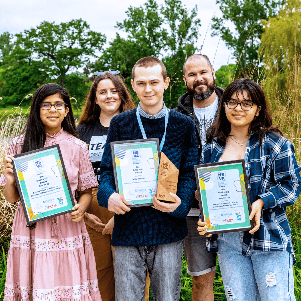 Winners and runners up in the NVSAs 2023 with their awards