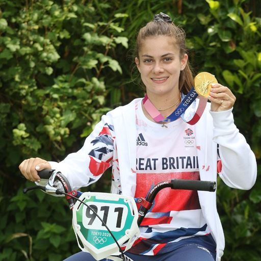 BMS star Beth Shriever holds her gold medal
