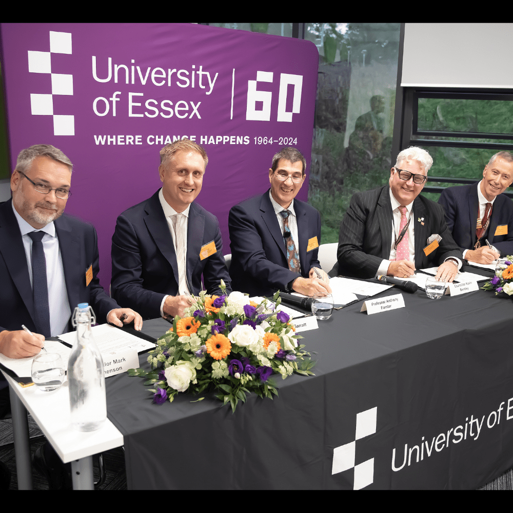 Partners signing Civic University Agreement