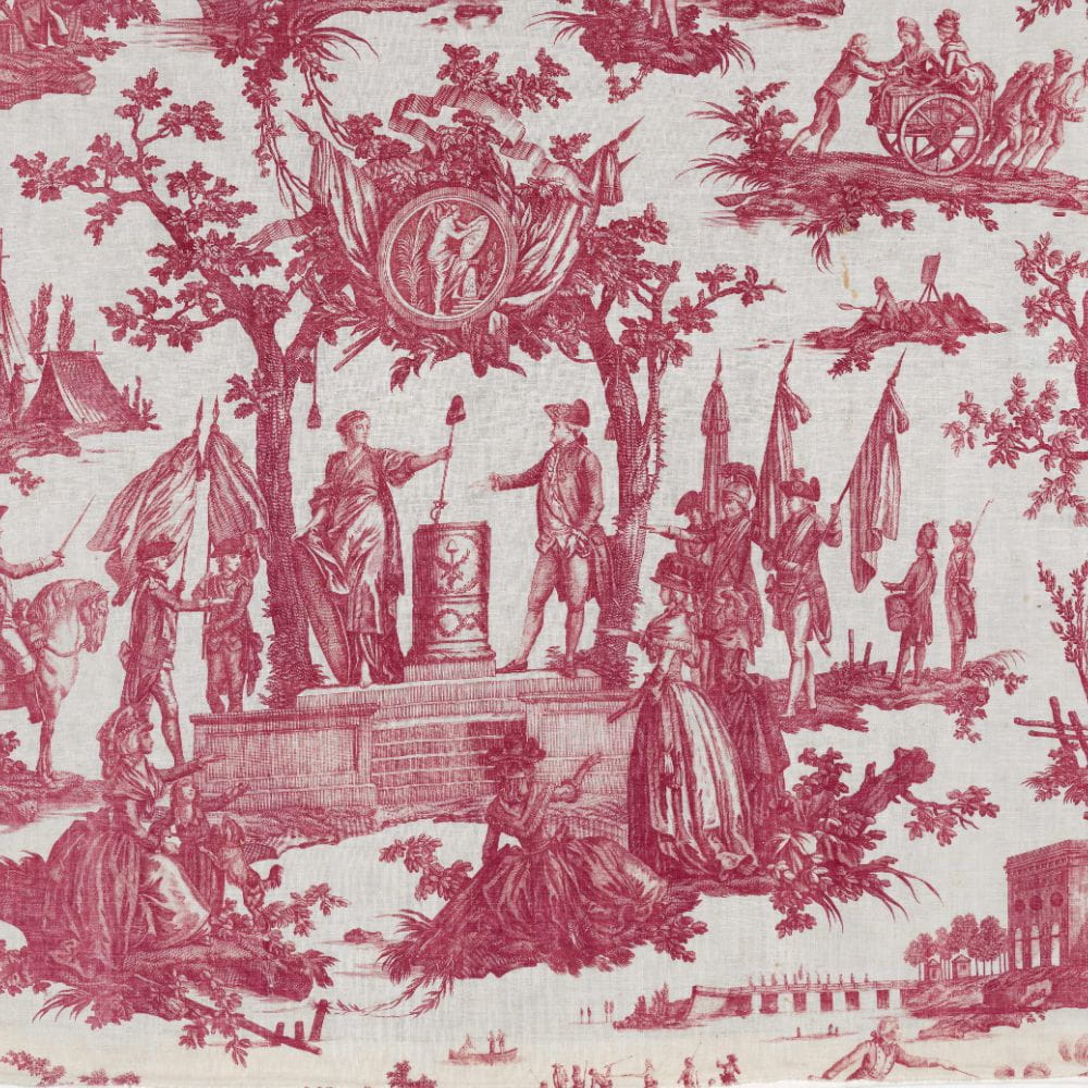 La fête de la Fédération textile 1790 © Musee de la Toile de Jouy