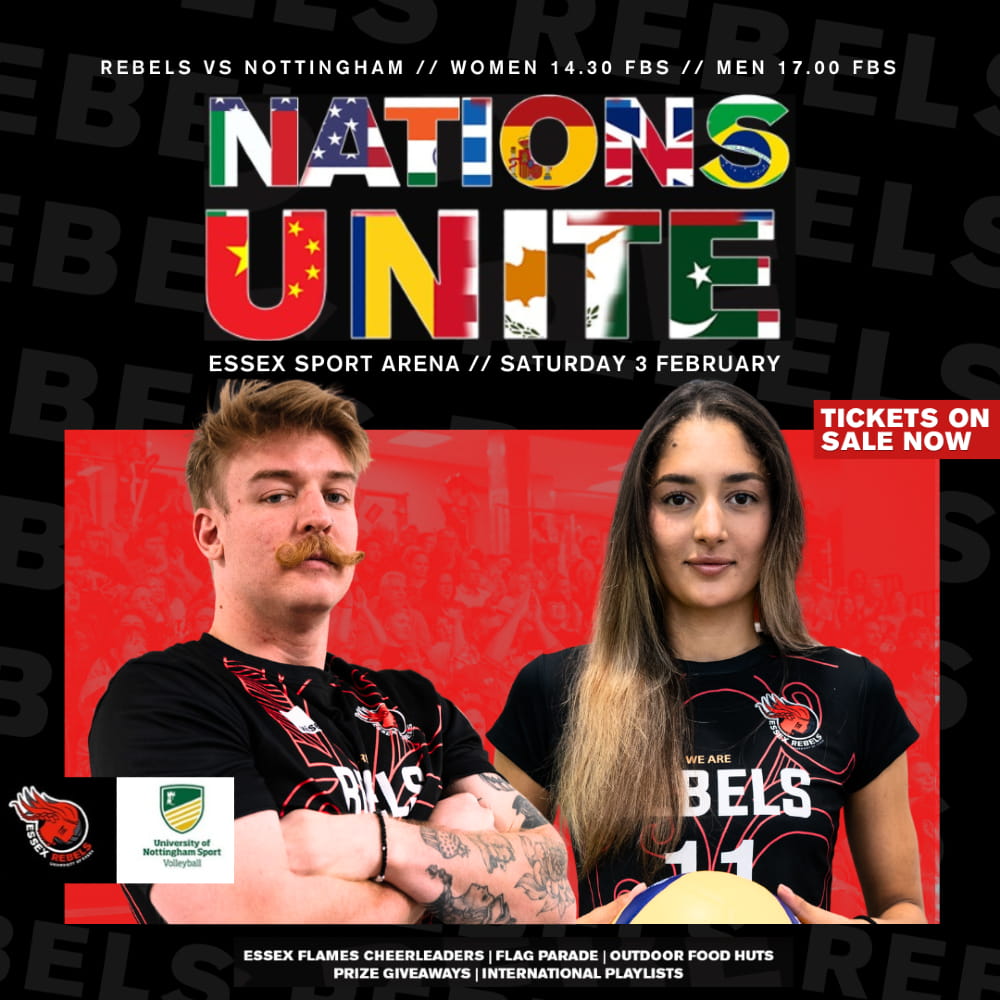 Essex Rebels volleyball players