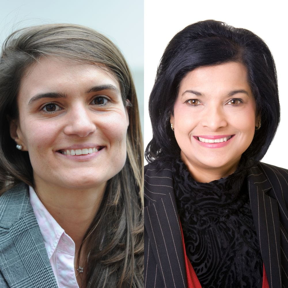 Dr Marta Arroyabe and Professor Sheri Markose