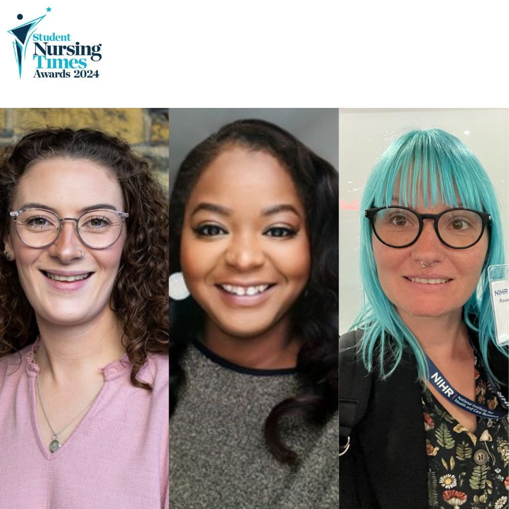 Student Nursing Times Award nominees