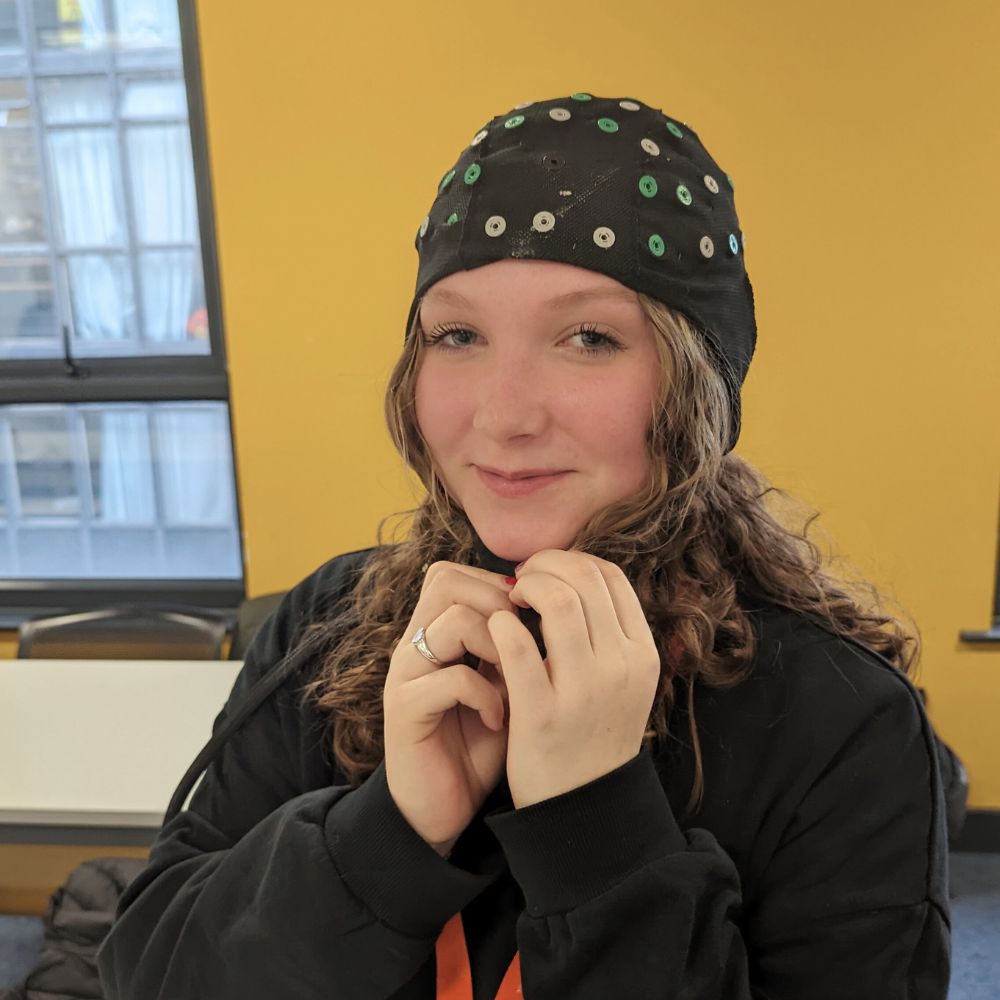 A student explores psychology 