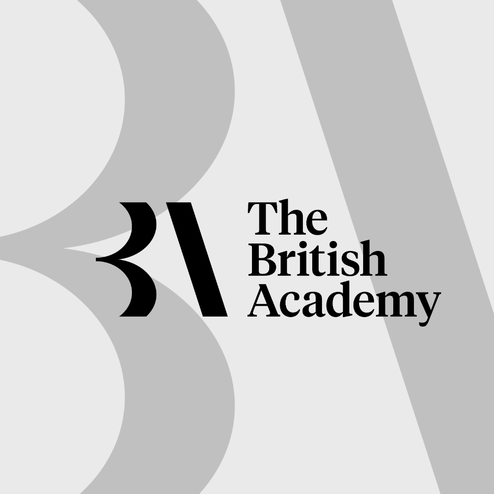 The British Academy logo with the words BA The British Academy over the top