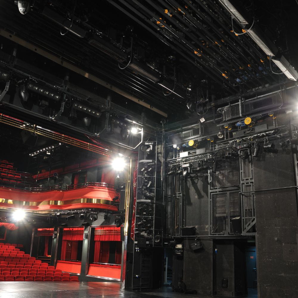 Backstage of theatre