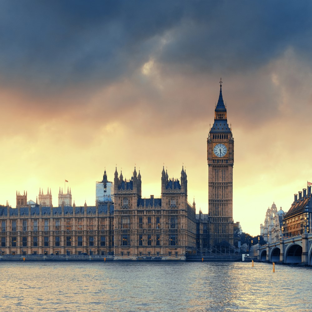 General view of Big Ben and the Houses of Parliament