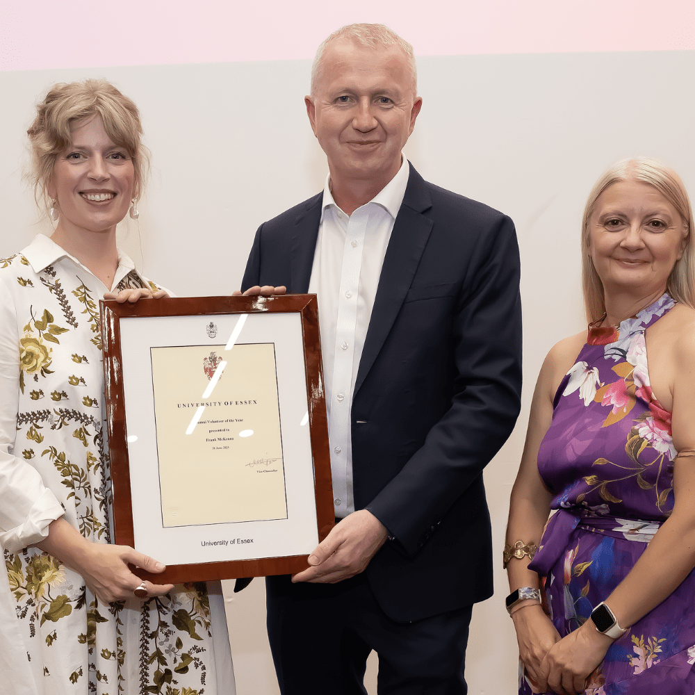 Frank Mckenna, Dr Sarah Perry and Professor Maria Fasli