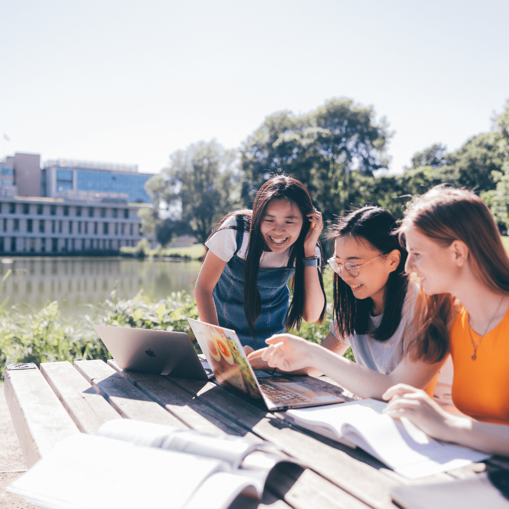 Students working on our Colchester Campus