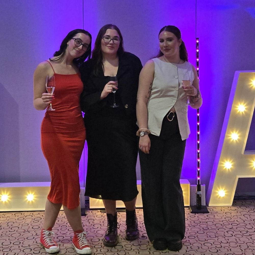 Shannon Coombes, Charlotte Swain and Florence Sweetman, Edge Hotel School Students