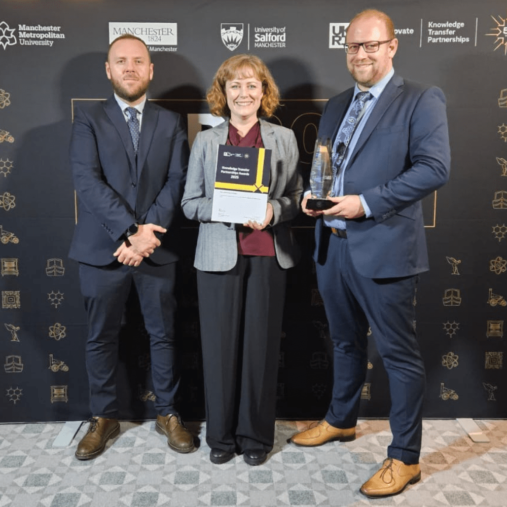 Members of the Essex Business Engagement Team with the award