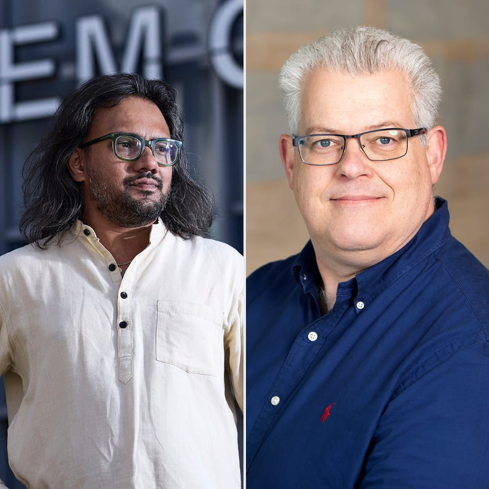 Dr Vishwanathan Mohan and Professor Klaus McDonald-Maier