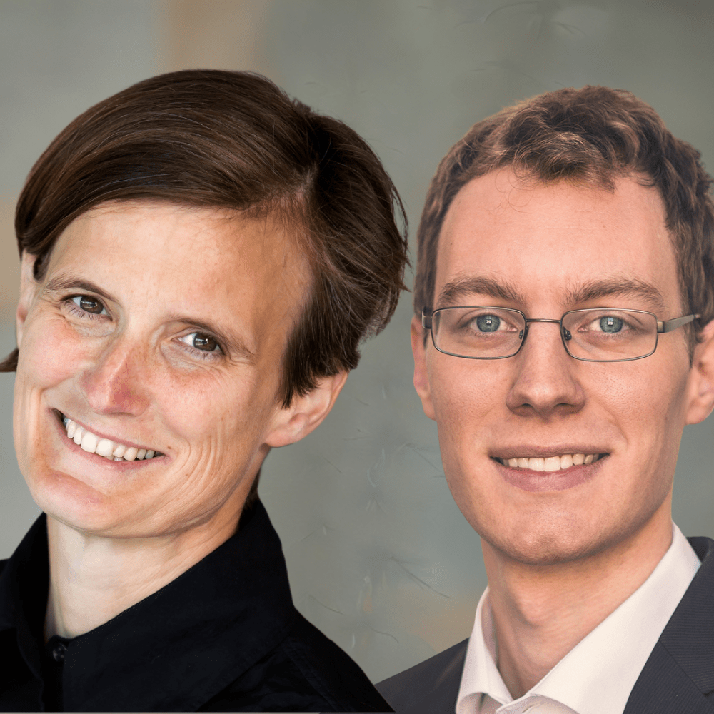 Profile images of Professor Friederike Mengel and Dr Christoph Siemroth