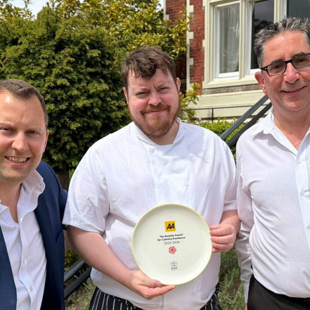 General manager Stevie Robson,  Head Chef Andrew Turnbull and Food and Beverage Manager Lionel Lachasseigne