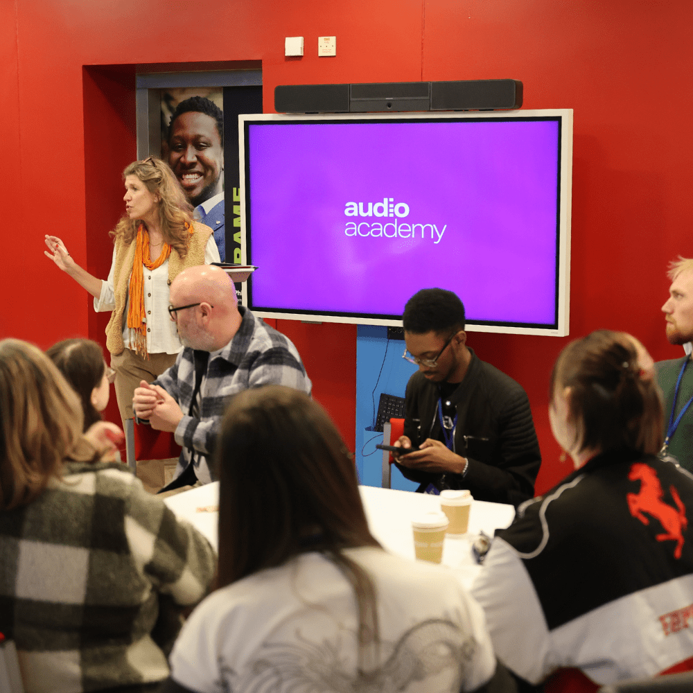 Audio Academy event on the Colchester Campus
