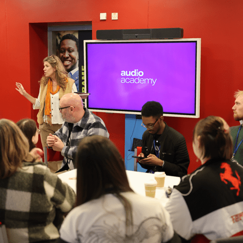 Audio Academy event on the Colchester Campus