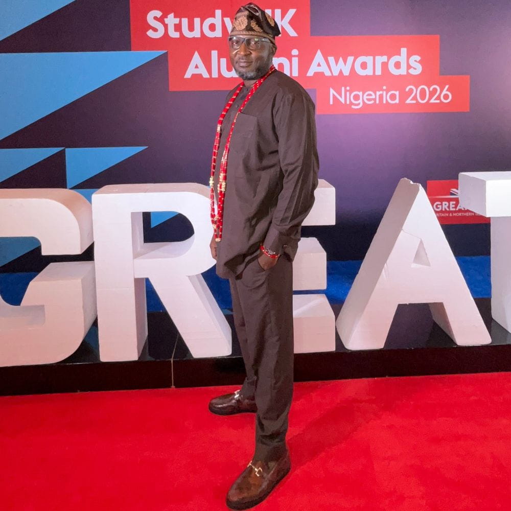 Kola Alapinni at the Study UK Alumni Awards 2026