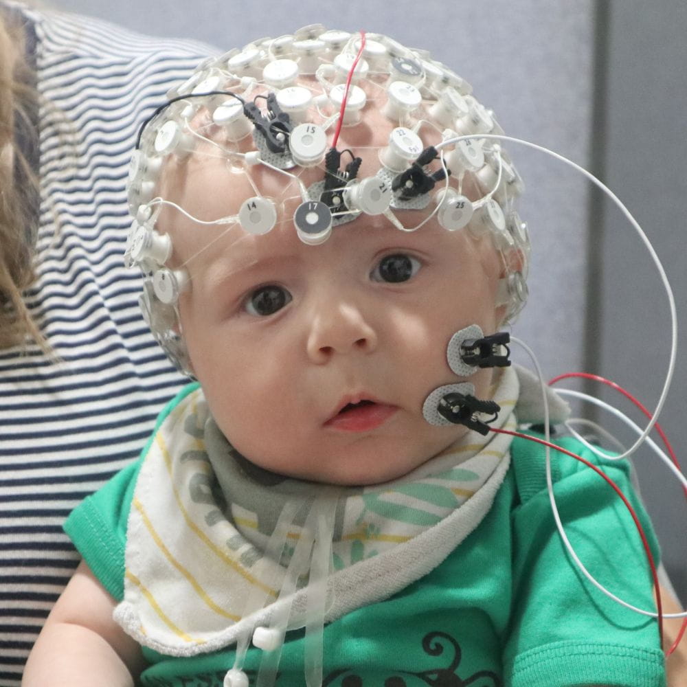 A baby in the lab