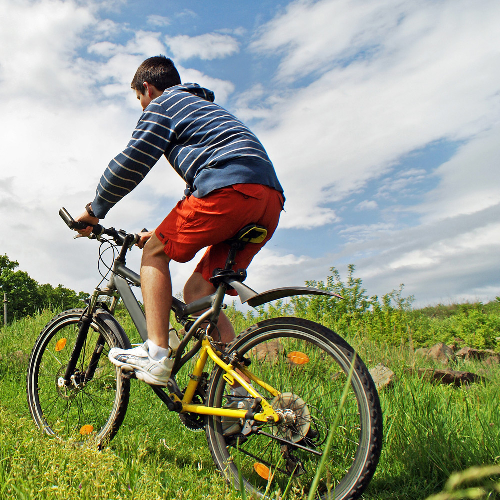 boy on bike