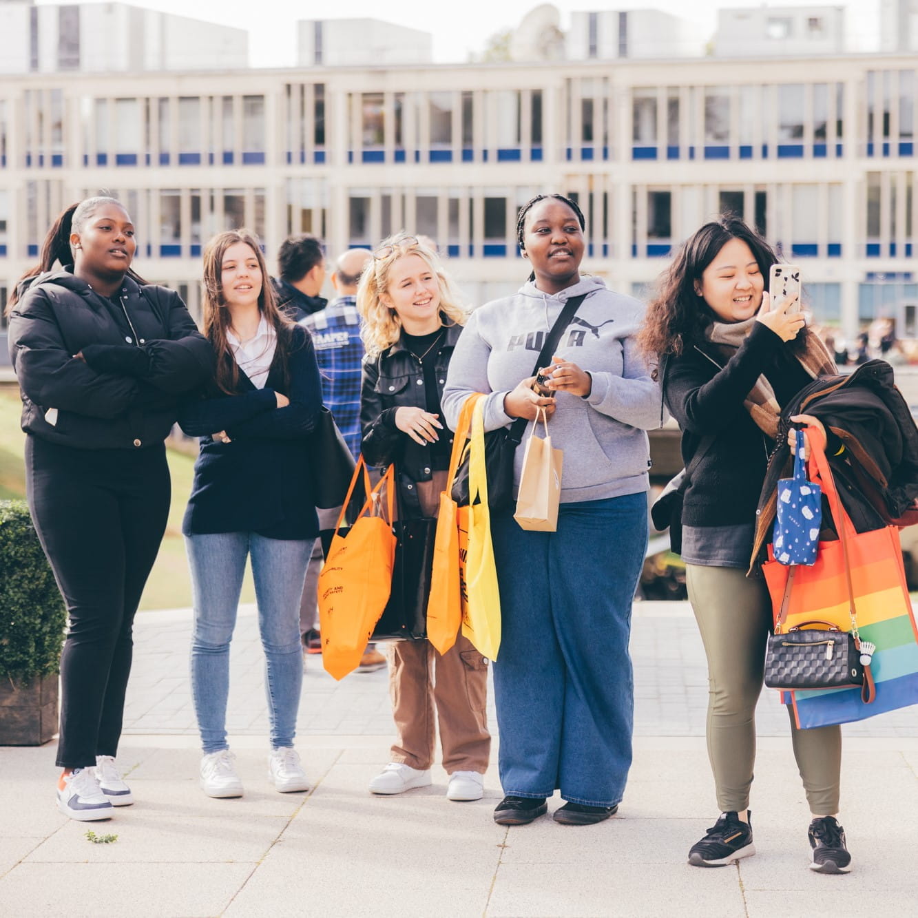 Students on our Colchester Campus