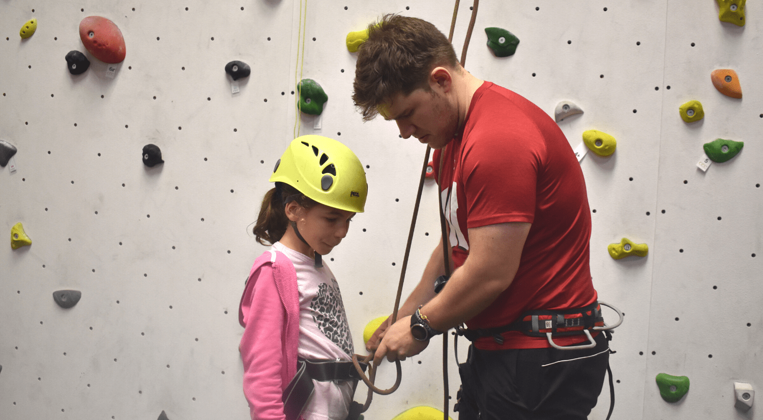 Junior climbing