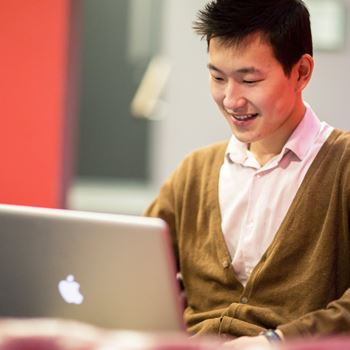 Student browsing online