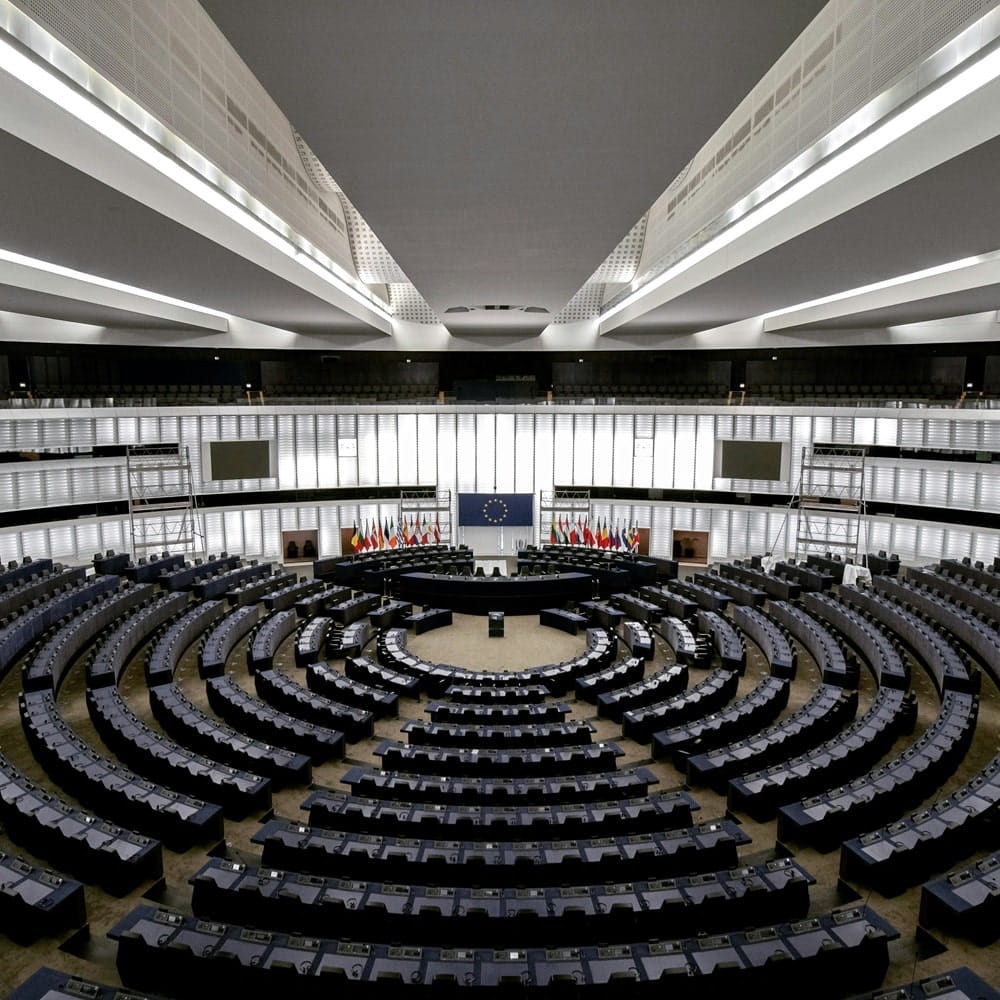 A political assembly hall, representing the BSc Politics and International Relations at the University of Essex.