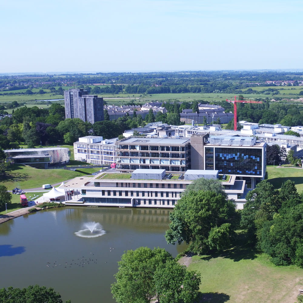 Aerial view of our Colchester Campus
