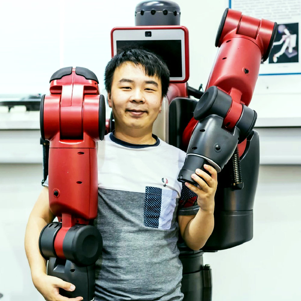 Dr Ruijiao Li in our Robotic Arena