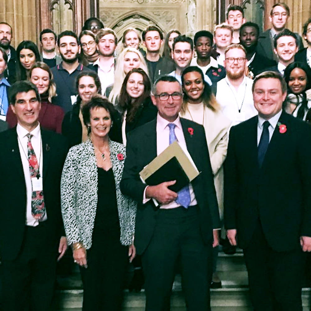 Essex students meet MPs in the House of Commons