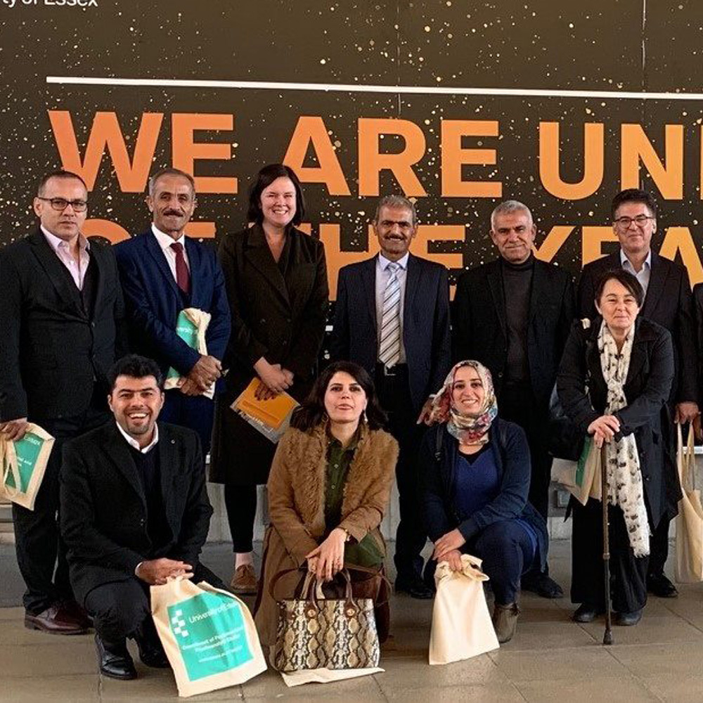 Photo of Iraqi delegates from British Council visit 12 December 2018