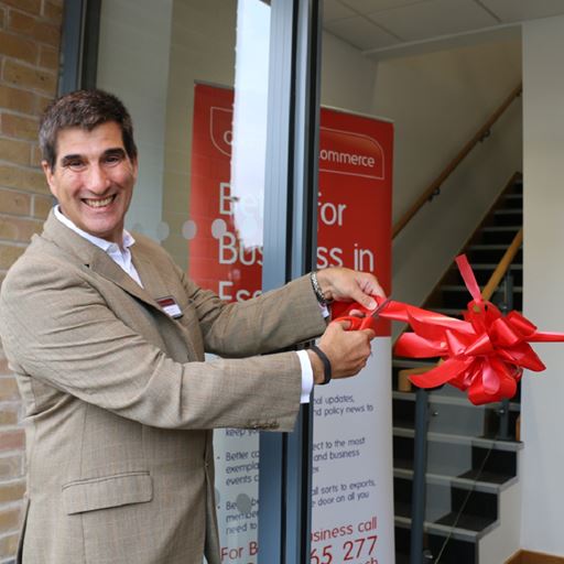 Vice-Chancellor Professor Anthony Forster officially opens Essex Chambers of Commerce offices