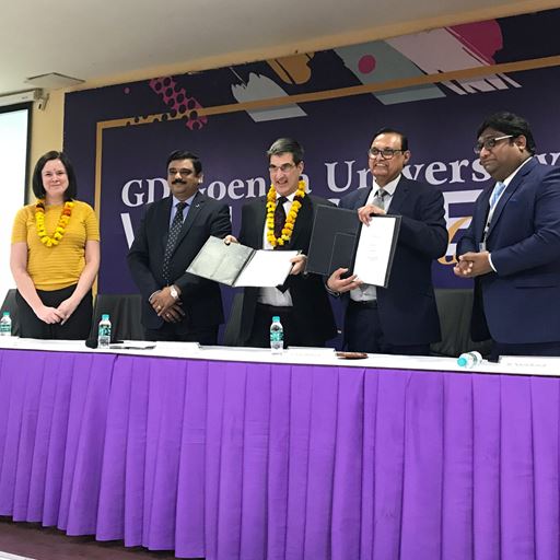 MOU signing at GD Goenka University