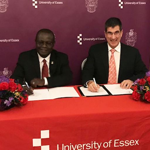 agreement signing between University of Ghana and University of Essex