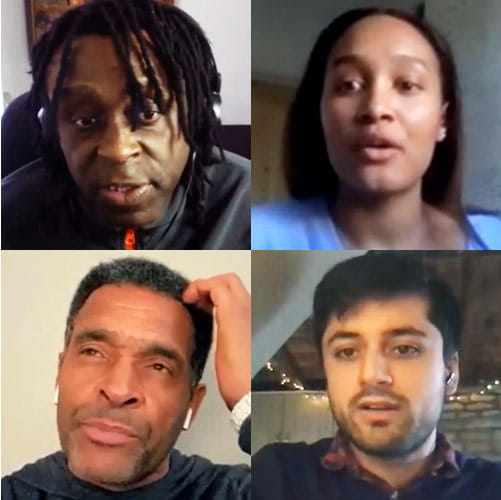 People who took part in journalism day