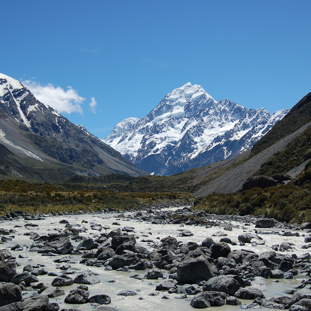 Mount Cook in New Zealand