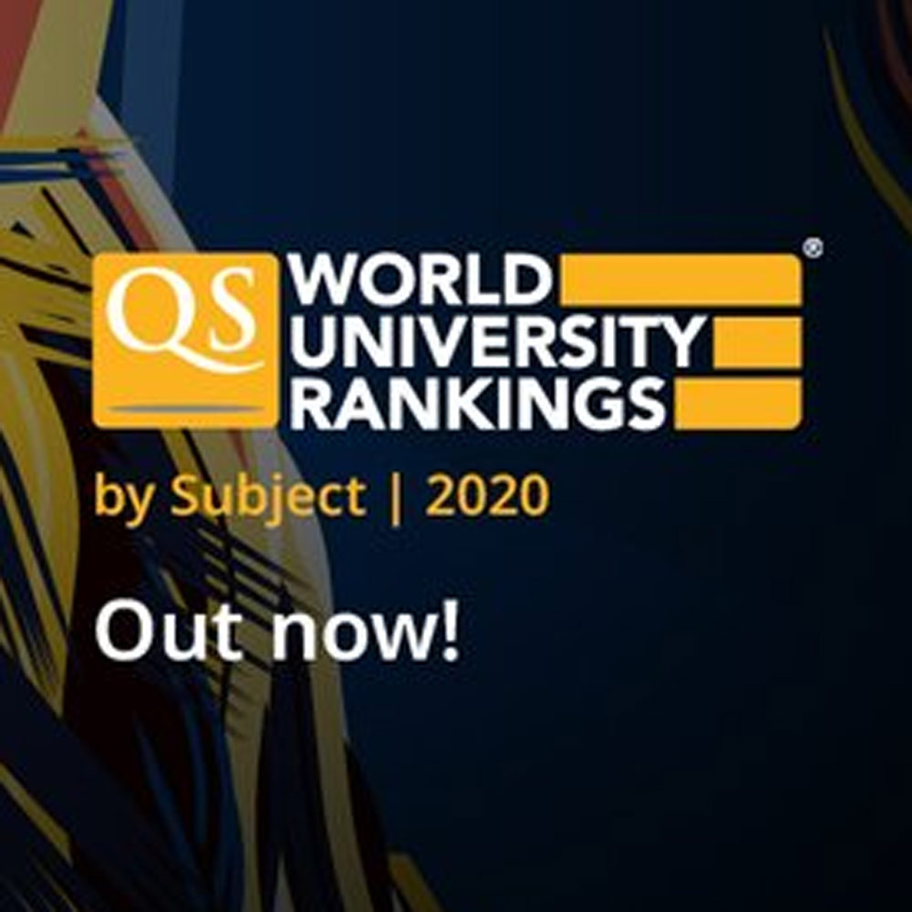 Logo for QS World University Rankings by Subject 2020