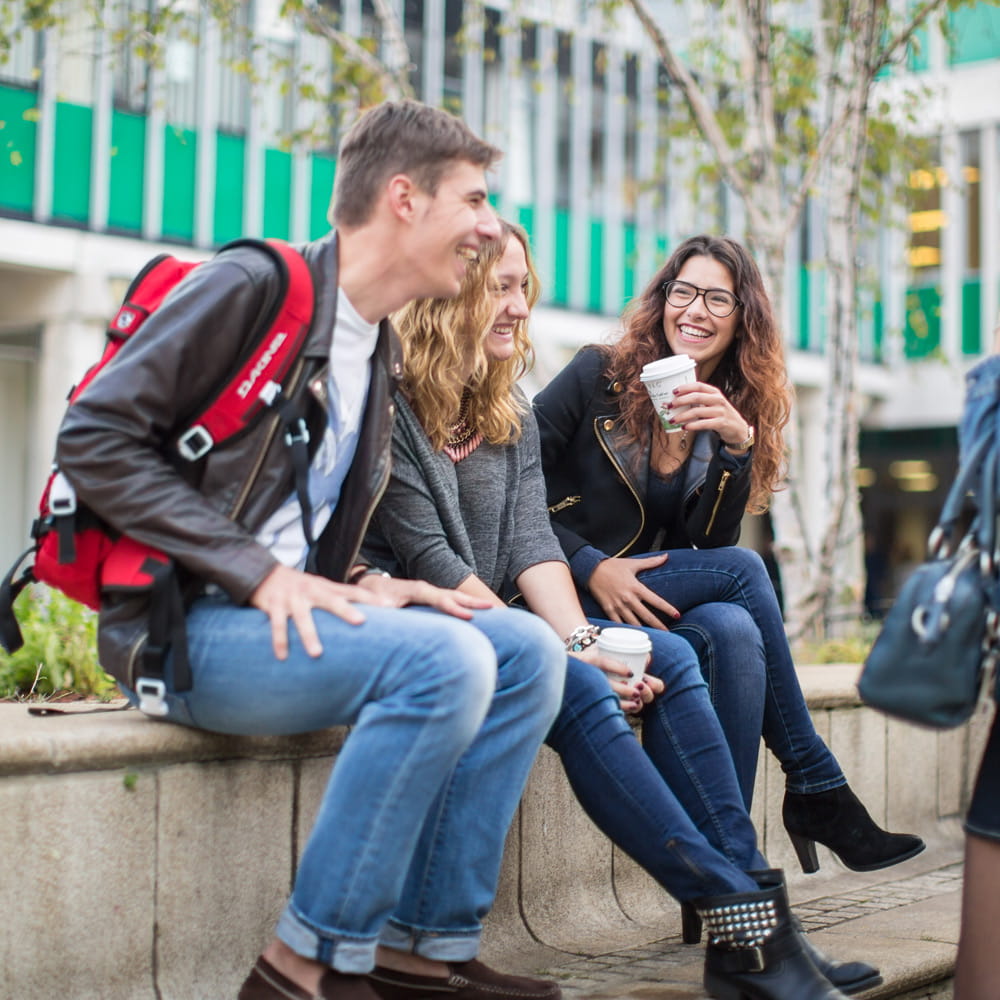 Group of students chatting