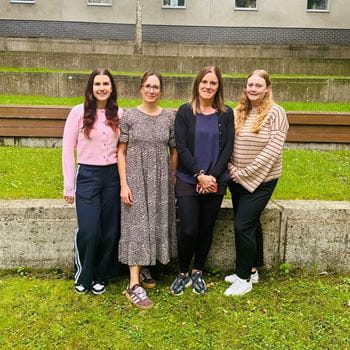 Four members of the Student Recruitment and Events team