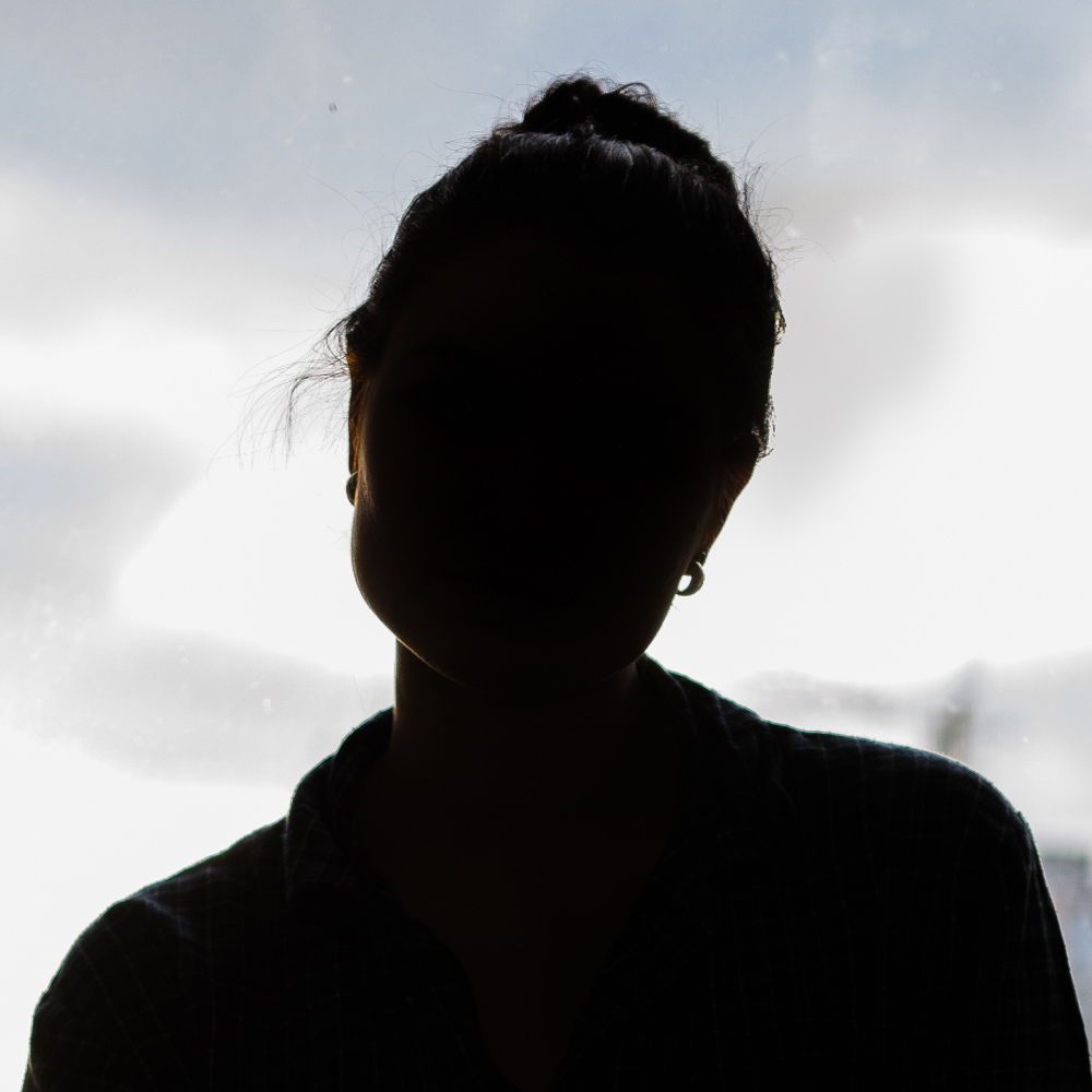 Photo of anonymous silhouetted women