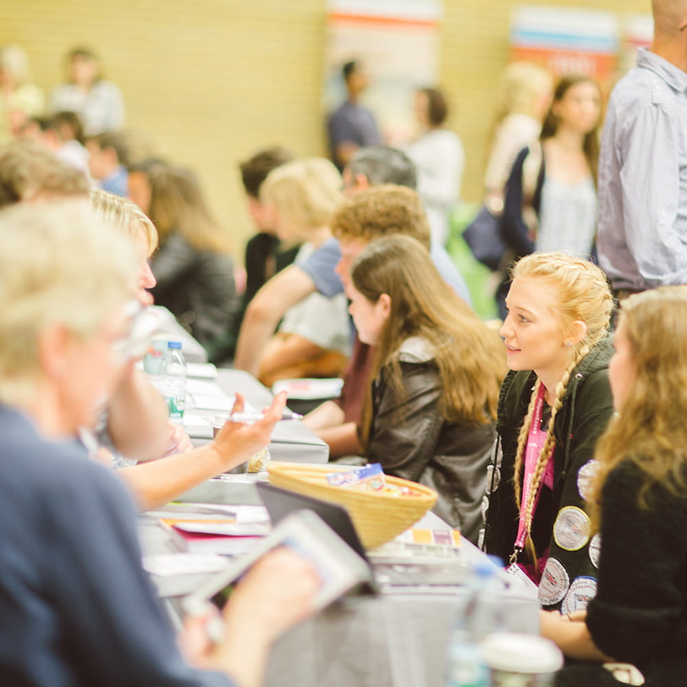 Meeting academics at an Open Day