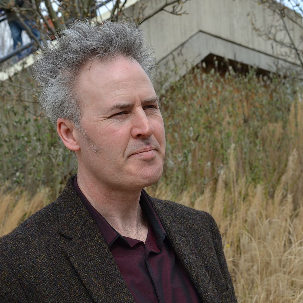 Chris Nicholson outside the Tony Rich teaching centre