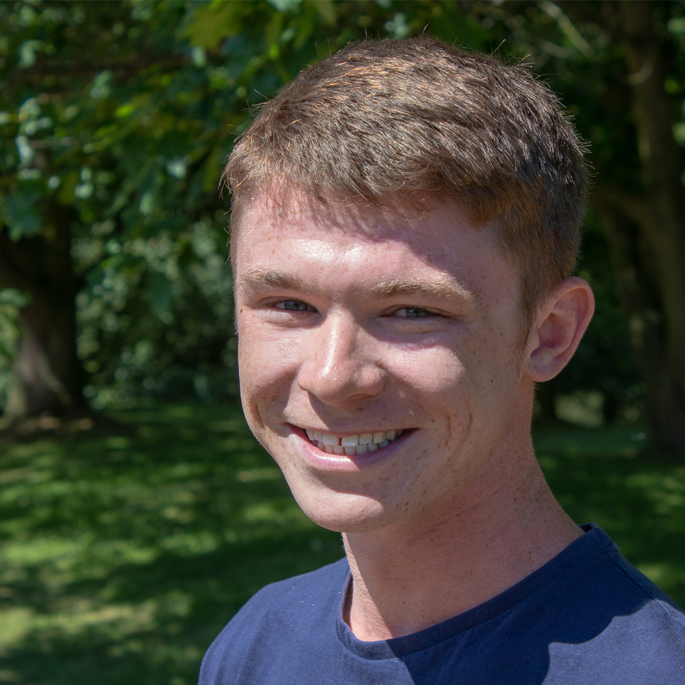 Thomas smiling